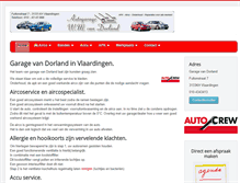 Tablet Screenshot of garagevandorland.nl
